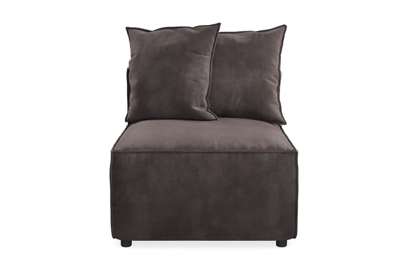 Cubo 1-istuttava Keskimoduuli Sametti 80 cm leveä - Tummanharmaa - Huonekalut - Sohva - Moduulisohva