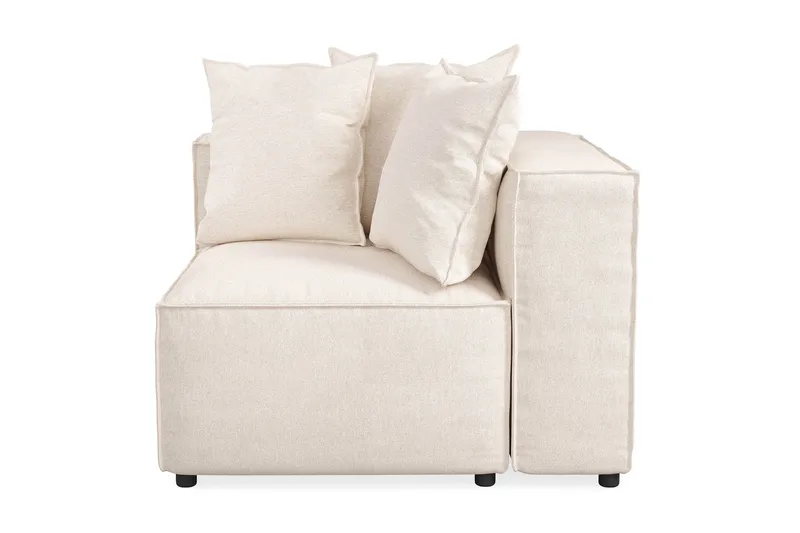 Cubo 1-istuttava Oikeanpuoleinen Moduuli Kangas 108 cm leveä - Beige - Huonekalut - Sohva - Moduulisohva - Muut moduulisohvan moduulit