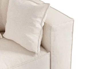 Cubo 1-istuttava Oikeanpuoleinen Moduuli Kangas 108 cm leveä - Beige - Huonekalut - Sohva - Moduulisohva - Muut moduulisohvan moduulit