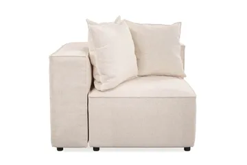 Cubo 1-istuttava Oikeanpuoleinen Moduuli Kangas 108 cm leveä - Beige - Huonekalut - Sohva - Moduulisohva - Muut moduulisohvan moduulit