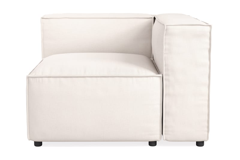 Cubo 1-istuttava Oikeanpuoleinen Moduuli Kangas 108 cm leveä - Vaalea beige - Huonekalut - Sohva - Moduulisohva - Muut moduulisohvan moduulit