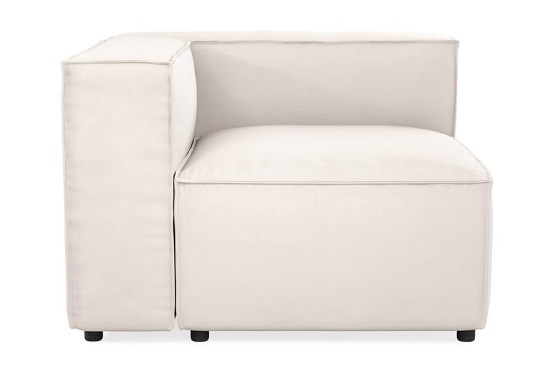 Cubo 1-istuttava Oikeanpuoleinen Moduuli Kangas 108 cm leveä - Vaalea beige - Huonekalut - Sohva - Moduulisohva - Muut moduulisohvan moduulit