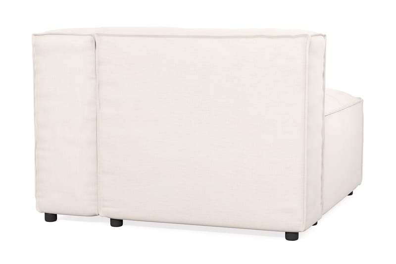 Cubo 1-istuttava Oikeanpuoleinen Moduuli Kangas 108 cm leveä - Vaalea beige - Huonekalut - Sohva - Moduulisohva - Muut moduulisohvan moduulit