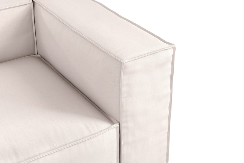 Cubo 1-istuttava Oikeanpuoleinen Moduuli Kangas 108 cm leveä - Vaalea beige - Huonekalut - Sohva - Moduulisohva - Muut moduulisohvan moduulit