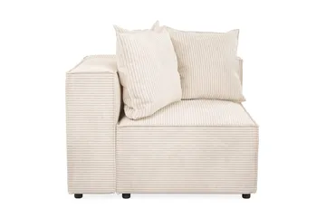 Cubo 1-istuttava Oikeanpuoleinen Moduuli Manchester 108 cm leveä - Beige - Huonekalut - Sohva - Moduulisohva - Muut moduulisohvan moduulit