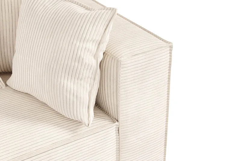 Cubo 1-istuttava Oikeanpuoleinen Moduuli Manchester 108 cm leveä - Beige - Huonekalut - Sohva - Moduulisohva - Muut moduulisohvan moduulit