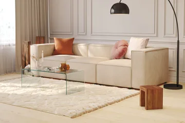 Cubo 1-istuttava Oikeanpuoleinen Moduuli Manchester 108 cm leveä - Beige - Huonekalut - Sohva - Moduulisohva - Muut moduulisohvan moduulit