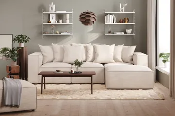 Cubo 1-istuttava Oikeanpuoleinen Moduuli Manchester 108 cm leveä - Beige - Huonekalut - Sohva - Moduulisohva - Muut moduulisohvan moduulit