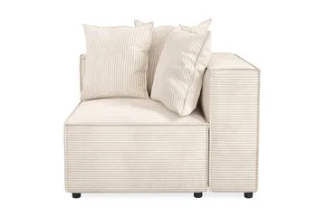 Cubo 1-istuttava Oikeanpuoleinen Moduuli Manchester 108 cm leveä - Beige - Huonekalut - Sohva - Moduulisohva - Muut moduulisohvan moduulit