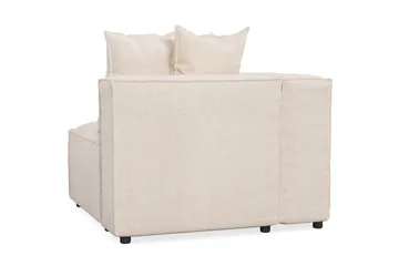 Cubo 1-istuttava Vasemmanpuoleinen Moduuli Kangas 108 cm leveä - Beige - Huonekalut - Sohva - Moduulisohva - Muut moduulisohvan moduulit