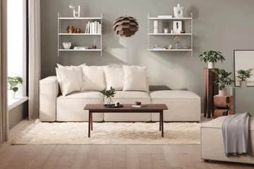 Cubo 1-istuttava Vasemmanpuoleinen Moduuli Kangas 108 cm leveä - Beige - Huonekalut - Sohva - Moduulisohva - Muut moduulisohvan moduulit