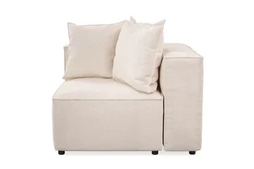 Cubo 1-istuttava Vasemmanpuoleinen Moduuli Kangas 108 cm leveä - Beige - Huonekalut - Sohva - Moduulisohva - Muut moduulisohvan moduulit