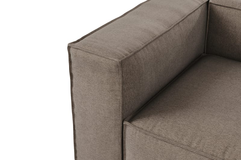 Cubo 1-istuttava Vasemmanpuoleinen moduuli Kankaalla - Harmaa - Huonekalut - Sohva - Moduulisohva - Muut moduulisohvan moduulit