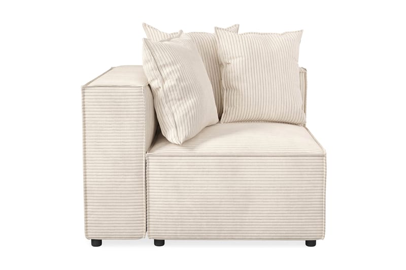 Cubo 1-istuttava Vasemmanpuoleinen Moduuli Manchester 108 cm leveä - Beige - Huonekalut - Sohva - Moduulisohva - Muut moduulisohvan moduulit