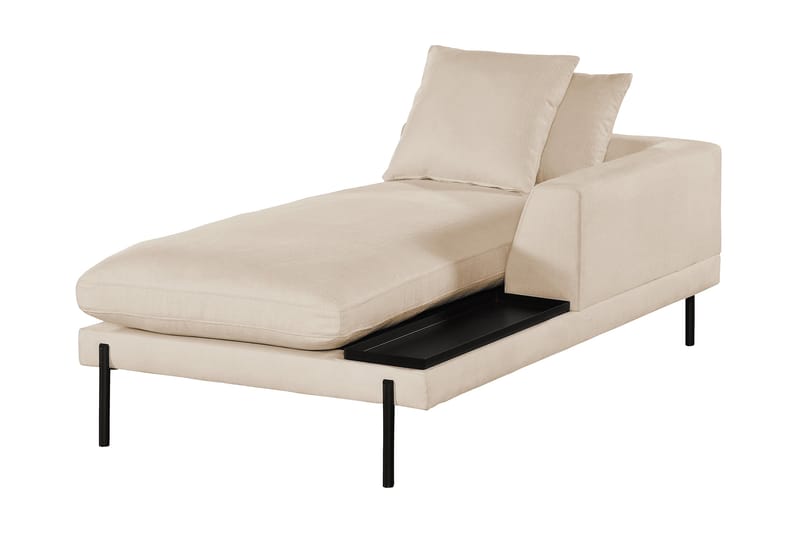 Divaanimoduuli Treeton 92,5 cm Oikea - Beige - Huonekalut - Sohva - Moduulisohva - Muut moduulisohvan moduulit