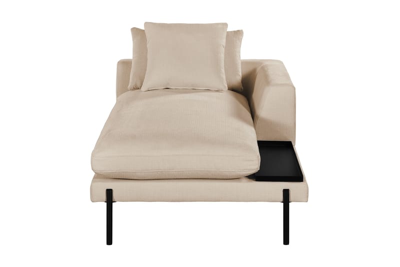 Divaanimoduuli Treeton 92,5 cm Oikea - Beige - Huonekalut - Sohva - Moduulisohva - Muut moduulisohvan moduulit