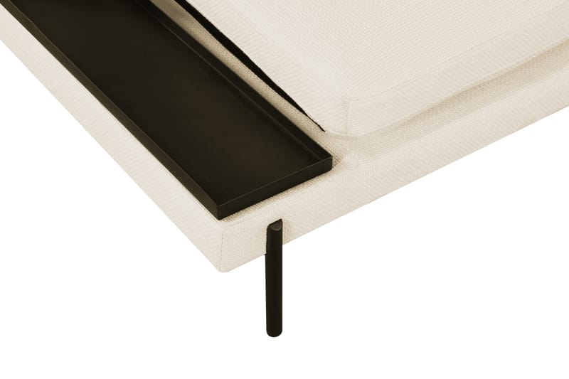 Divaanimoduuli Treeton 92,5 cm Vasen - Valkoinen - Huonekalut - Sohva - Moduulisohva - Muut moduulisohvan moduulit