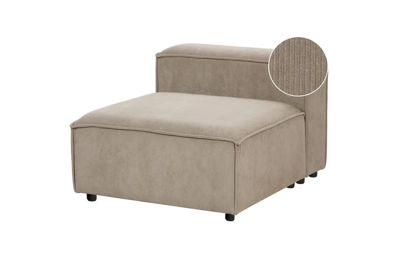 Divanmodul Taupe, Svart, undefined