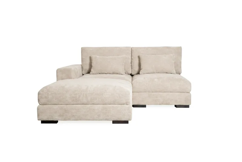 Dubai divaanisohva vasen - Beige - Huonekalut - Sohva - Moduulisohva - Moduulisohvakokonaisuus