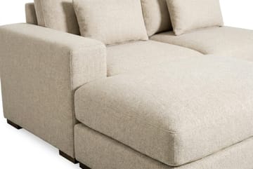 Dubai divaanisohva vasen extra syvä chenille-kankaalla - Beige - Huonekalut - Sohva - Moduulisohva