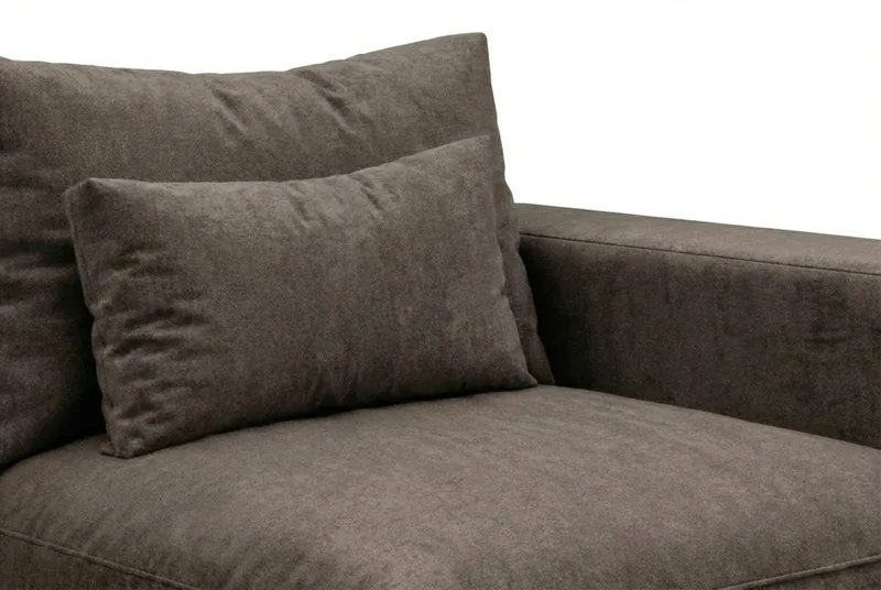 Dubai-käsinoja oikea kankaalla, Tummanruskea