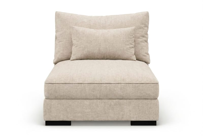 Dubai-keskimoduuli kankaalla, erikoissyvä - Beige - Huonekalut - Sohva - Moduulisohva