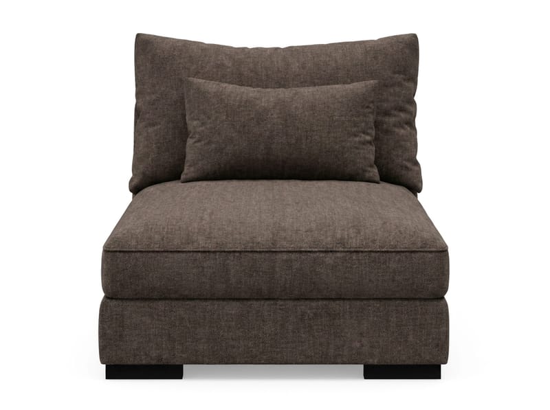 Dubai-keskimoduuli kankaalla, erikoissyvä - Tummanruskea - Huonekalut - Sohva - Moduulisohva