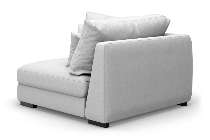 Dubai-kulmamoduuli, extra syvä - Vaaleanharmaa - Huonekalut - Sohva - Moduulisohva - Kulmamoduuli