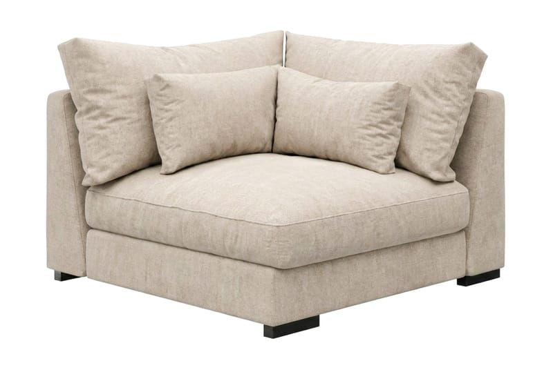 Dubai-kulmamoduuli kankaalla extra syvä - Beige - Huonekalut - Sohva - Moduulisohva - Kulmamoduuli