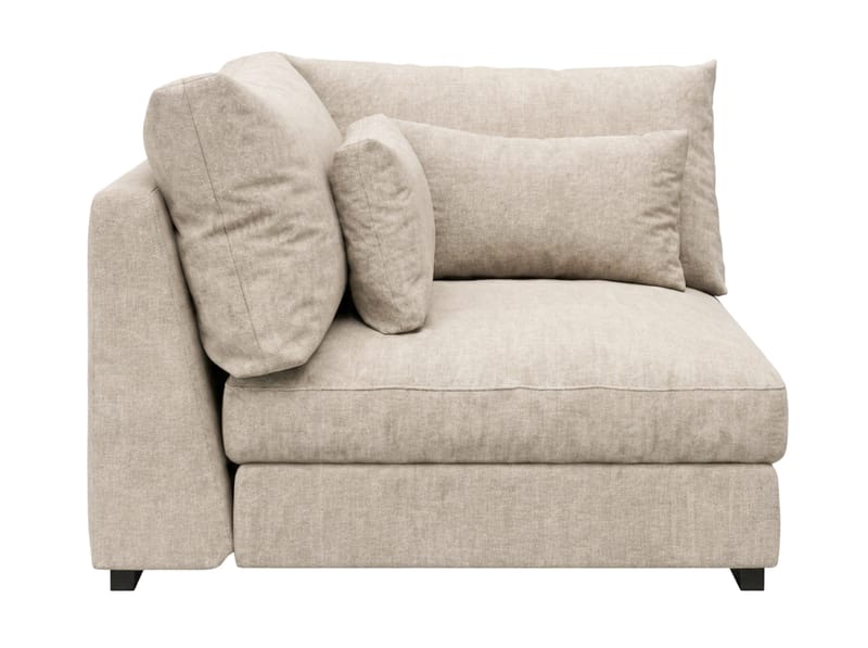 Dubai-kulmamoduuli kankaalla extra syvä - Beige - Huonekalut - Sohva - Moduulisohva - Kulmamoduuli