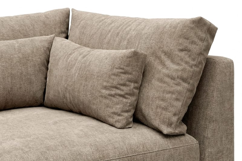 Dubai-kulmamoduuli kankaalla extra syvä - Beige/harmaa - Huonekalut - Sohva - Moduulisohva - Kulmamoduuli