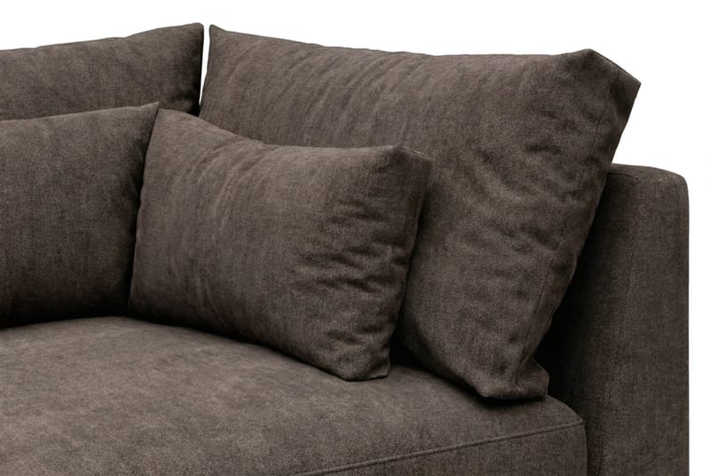 Dubai-kulmamoduuli kankaalla - Tummanruskea - Huonekalut - Sohva - Moduulisohva - Kulmamoduuli