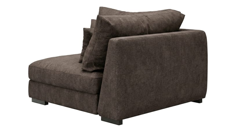 Dubai-kulmamoduuli kankaalla - Tummanruskea - Huonekalut - Sohva - Moduulisohva - Kulmamoduuli