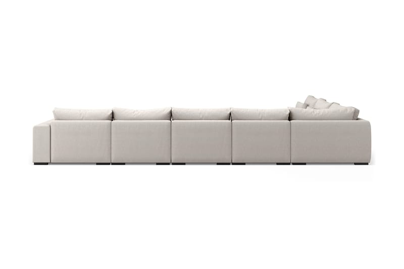Dubai suuri U-moduulisohva, muunneltava, divaani oikea, erikoissyvä - Vaalea / Beige - Huonekalut - Sohva - Moduulisohva - Moduulisohvakokonaisuus