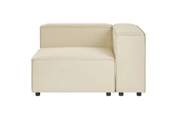 Hörnsoffa med fotpall Beliani Aprica Beige - Huonekalut - Sohva - Moduulisohva