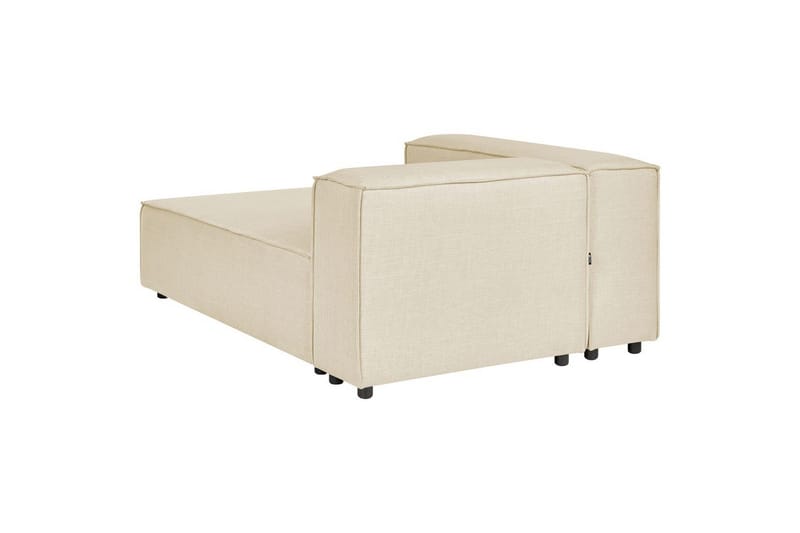 Hörnsoffa med fotpall Beliani Aprica Beige - Huonekalut - Sohva - Moduulisohva