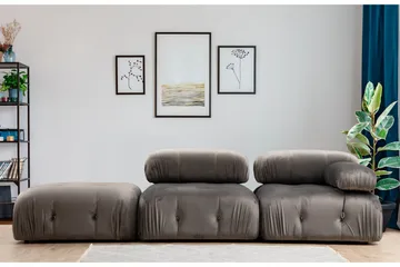 Keskimoduuli Belgin 95 cm - Harmaa - Huonekalut - Sohva - Moduulisohva