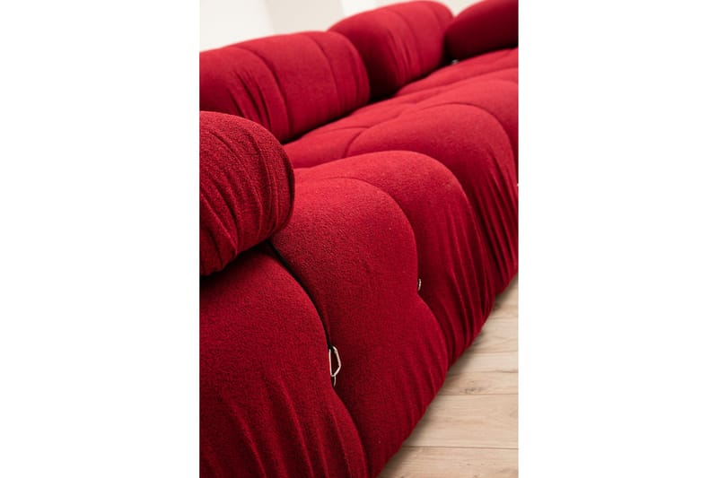 Keskimoduuli Belgin 95 cm - Punainen - Huonekalut - Sohva - Moduulisohva