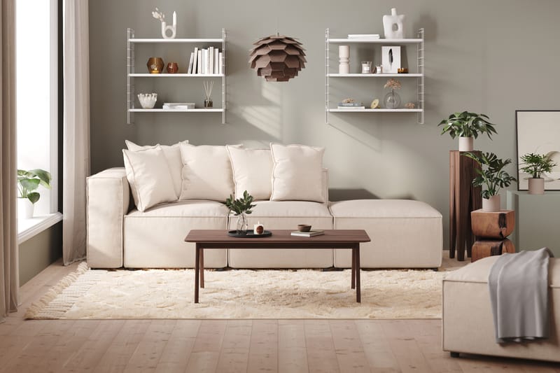 Cubo 1-istuttava Keskimoduuli Kangas 80 cm leveä - Beige - Huonekalut - Sohva - Moduulisohva - Keskimoduuli