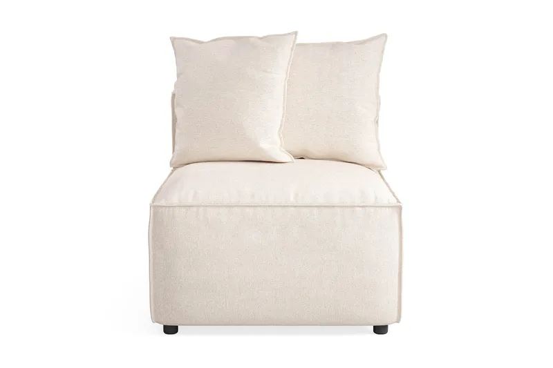 Cubo 1-istuttava Keskimoduuli Kangas 80 cm leveä - Beige - Huonekalut - Sohva - Moduulisohva - Keskimoduuli