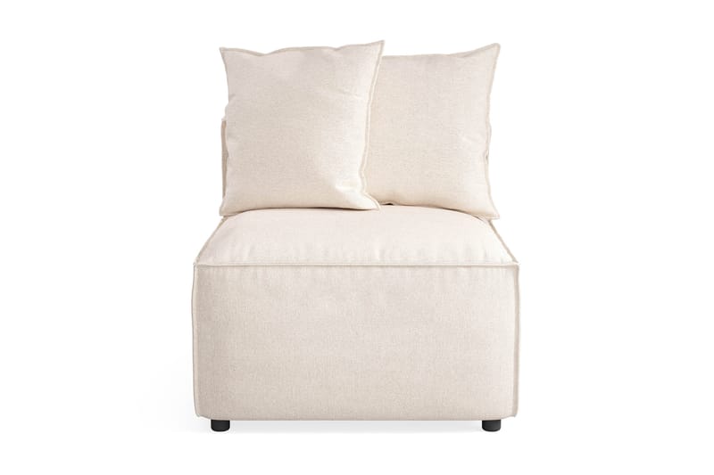 Cubo 1-istuttava Keskimoduuli Kangas 80 cm leveä - Beige - Huonekalut - Sohva - Moduulisohva - Keskimoduuli