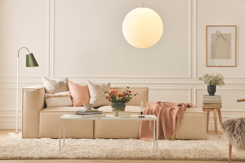 Cubo 1-istuttava Keskimoduuli Kangas 80 cm leveä - Beige - Huonekalut - Sohva - Moduulisohva - Keskimoduuli