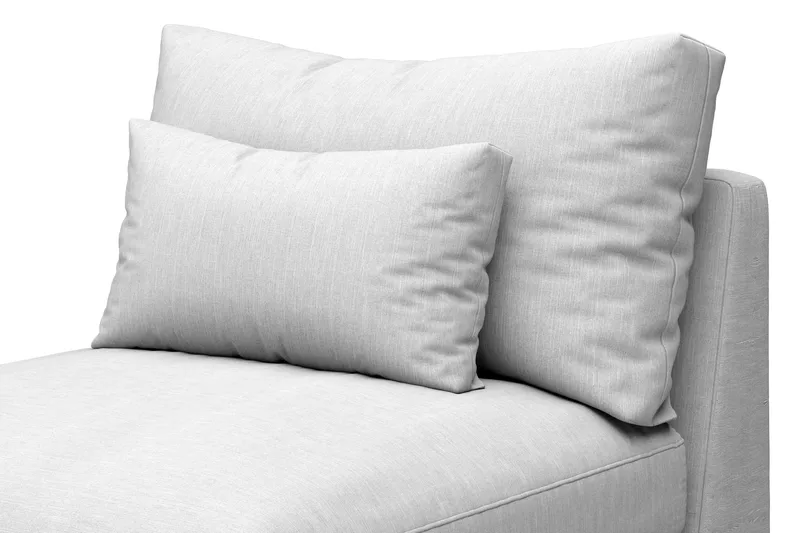 Keskimoduuli Dubai - Vaaleanharmaa - Huonekalut - Sohva - Moduulisohva