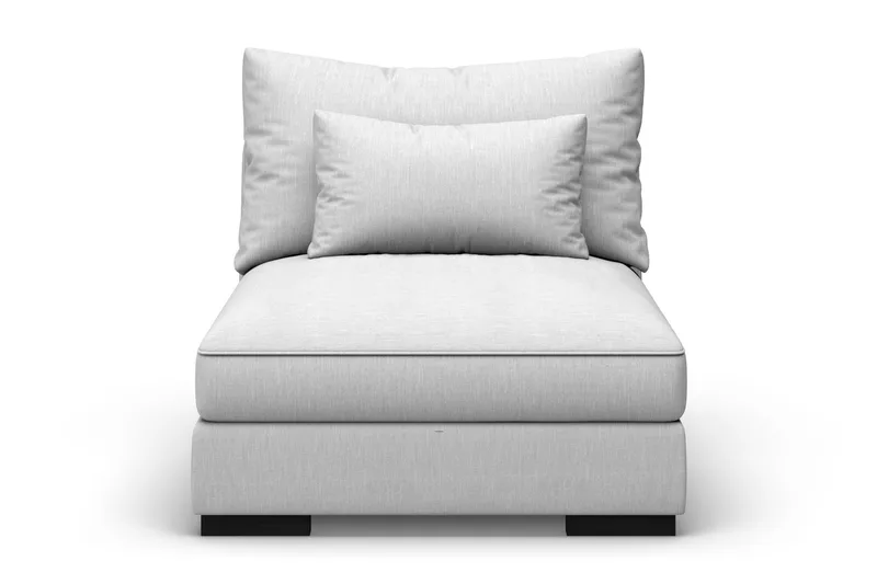 Keskimoduuli Dubai - Vaaleanharmaa - Huonekalut - Sohva - Moduulisohva