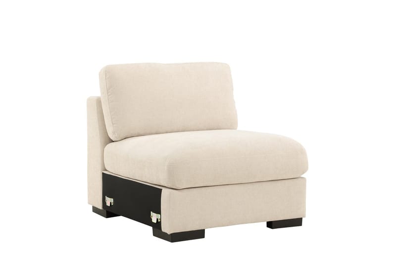 Keskimoduuli Salerno kankaalla - Beige - Huonekalut - Sohva - Moduulisohva - Keskimoduuli