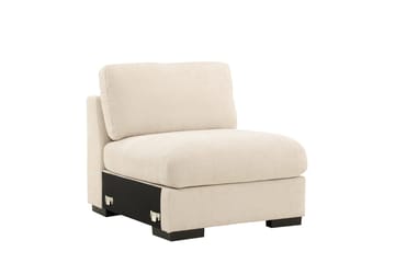 Keskimoduuli Salerno kankaalla - Beige - Huonekalut - Sohva - Moduulisohva