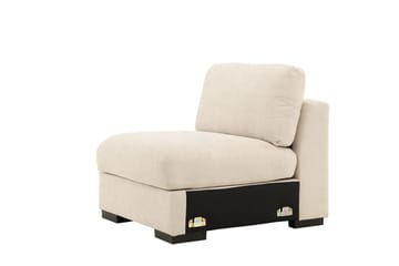 Keskimoduuli Salerno kankaalla - Beige - Huonekalut - Sohva - Moduulisohva