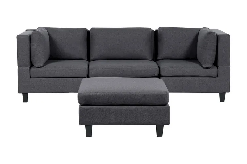 Komplett modulsoffa Grå, Svart, undefined