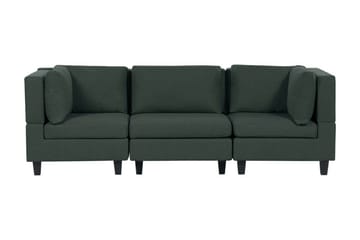 Komplett modulsoffa Grön, Svart