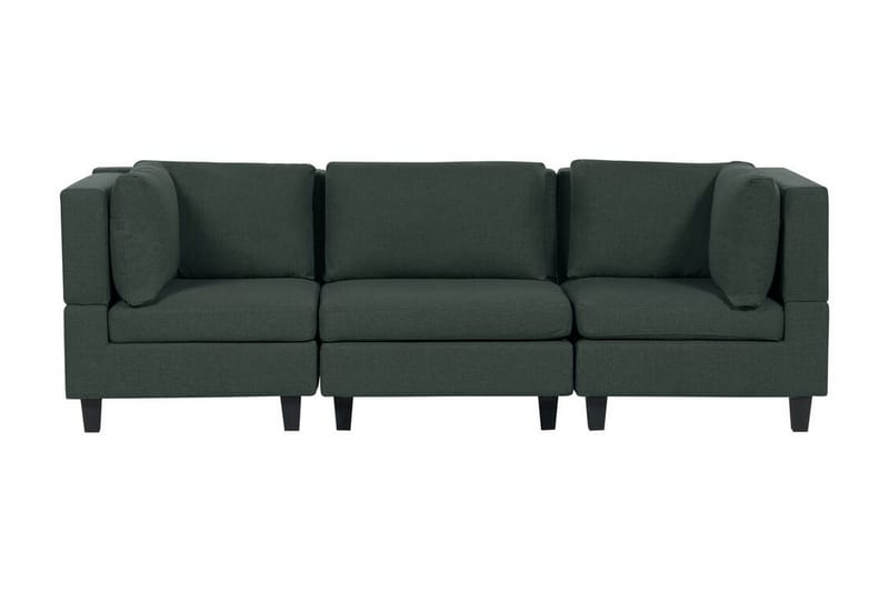 Komplett modulsoffa Grön, Svart - Huonekalut - Sohva - Moduulisohva